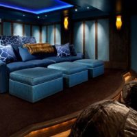 home cinema interior photo