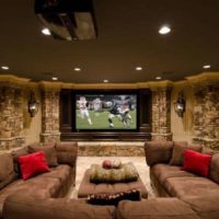 home theater interior