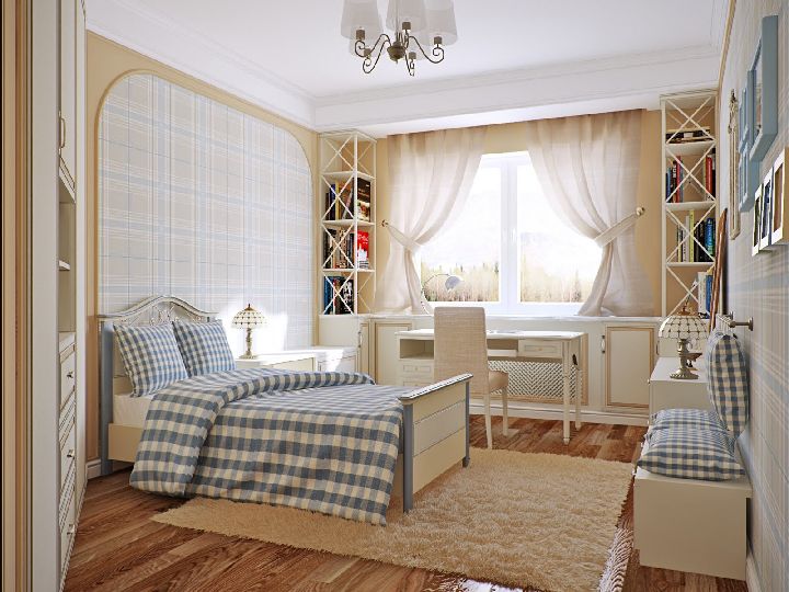 Design of a classic-style kids room