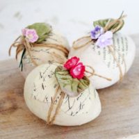 Handmade Easter eggs decor