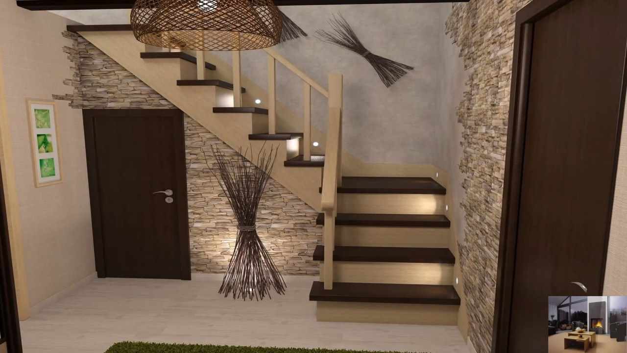 فكرة تصميم ضوء الدرج