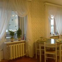 variant of the bright design of the window in the kitchen photo