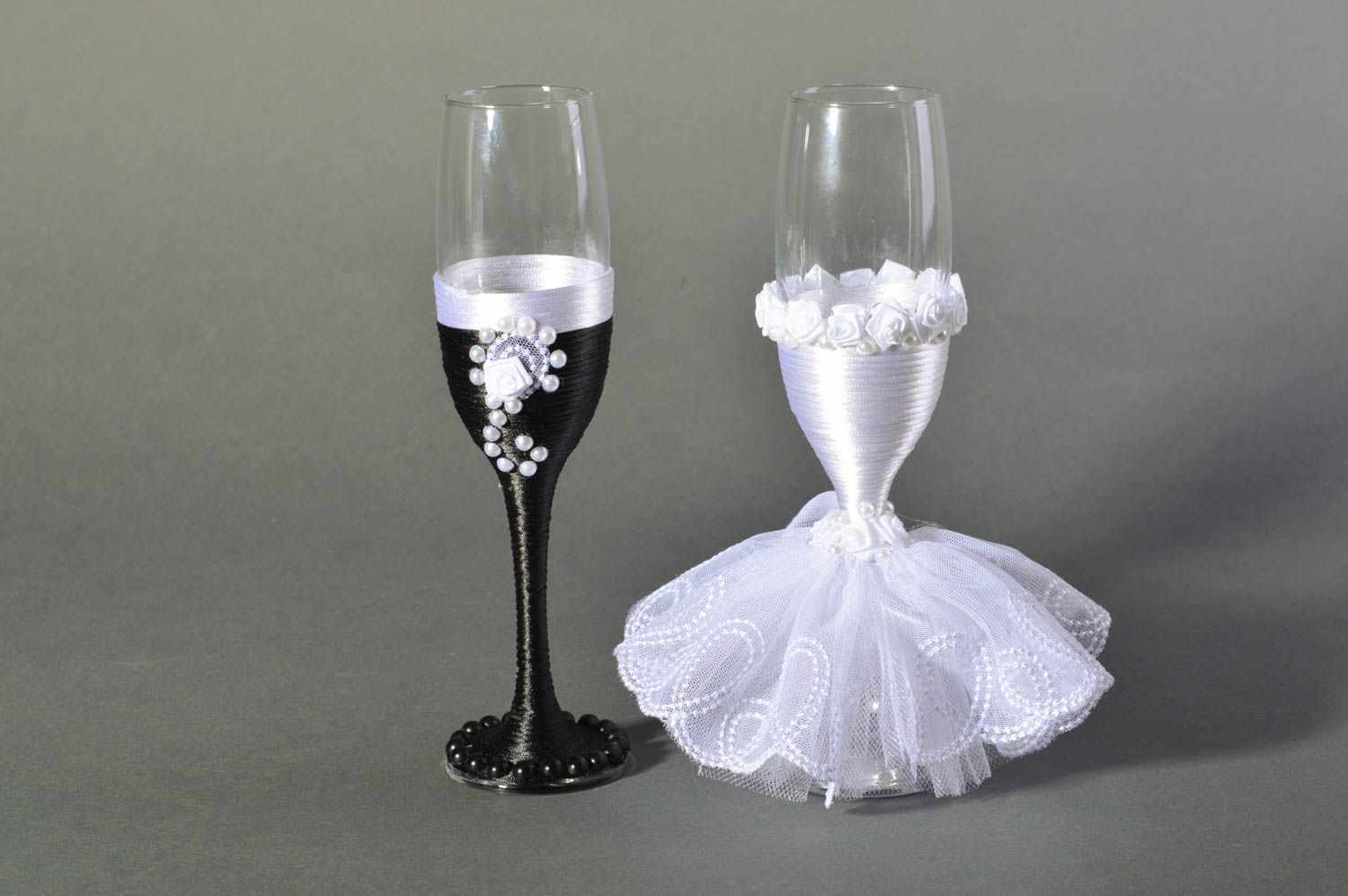 l'idée d'une belle décoration du décor de lunettes de mariage