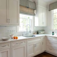 An example of a bright interior window in the kitchen picture