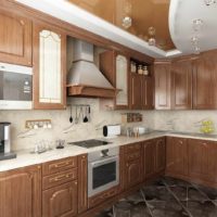 an example of a bright interior ceiling kitchen picture