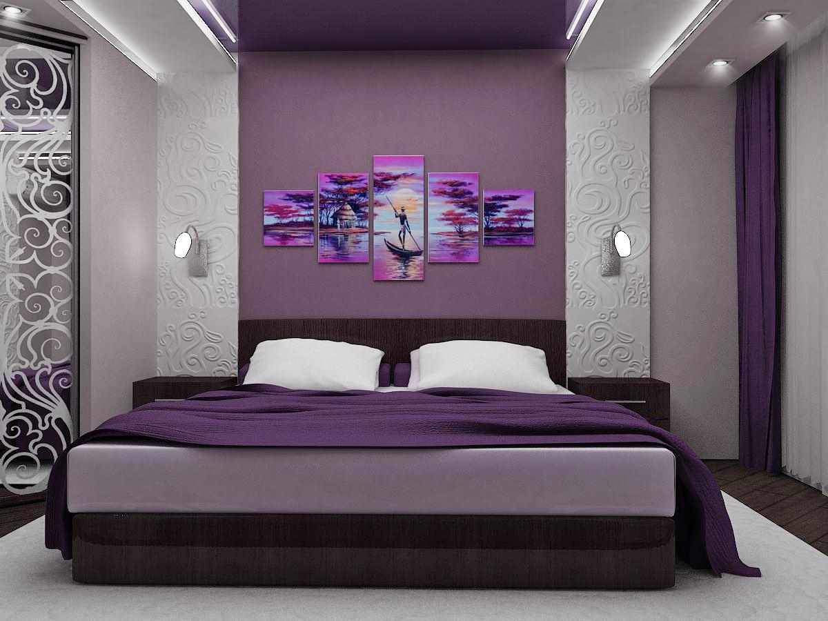 An example of a bright bedroom design