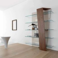 idea of ​​a beautiful interior of shelves picture