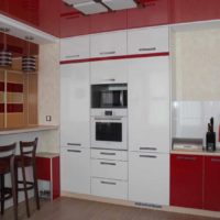 versi dalaman yang indah dari gambar siling dapur