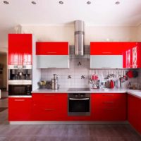 variant of the bright interior of the kitchen ceiling photo