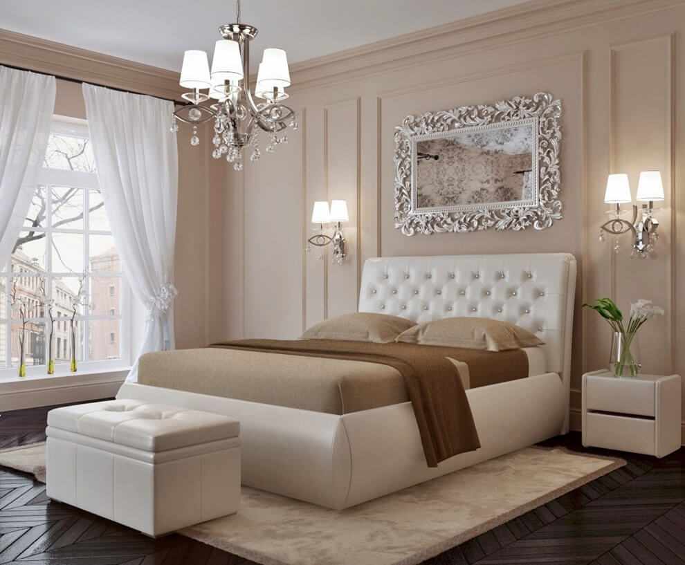 the idea of ​​a beautiful headboard interior