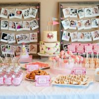 Festive table setting for a birthday party