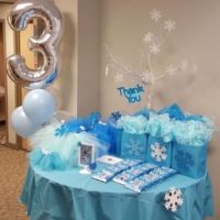 Festive table for son's birthday