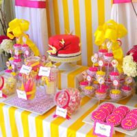 Baby's birthday sweet table