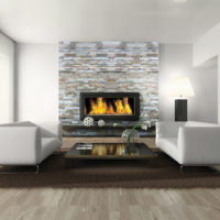 Laminate fireplace portal decoration