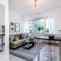 Bright kitchen in a country house