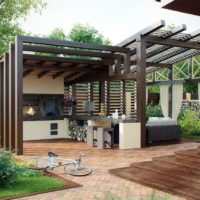 Making a summerhouse in a modern style