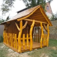 Rustic style gazebo design