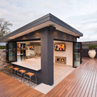 Bar counter in the capital summer house