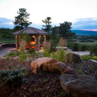 Rest area with a cozy gazebo