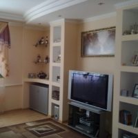 Niches plasterboard di sisi TV