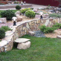 Rock Garden on a steep slope