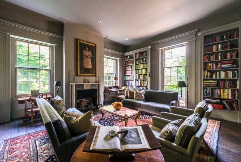 Living room of a neoclassical country house