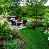 Paradise for relaxation in the back of a private garden