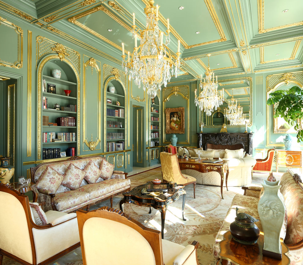 Classic mint living room