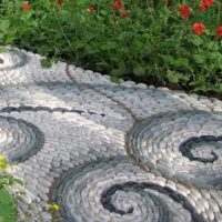 Pebble Garden Path