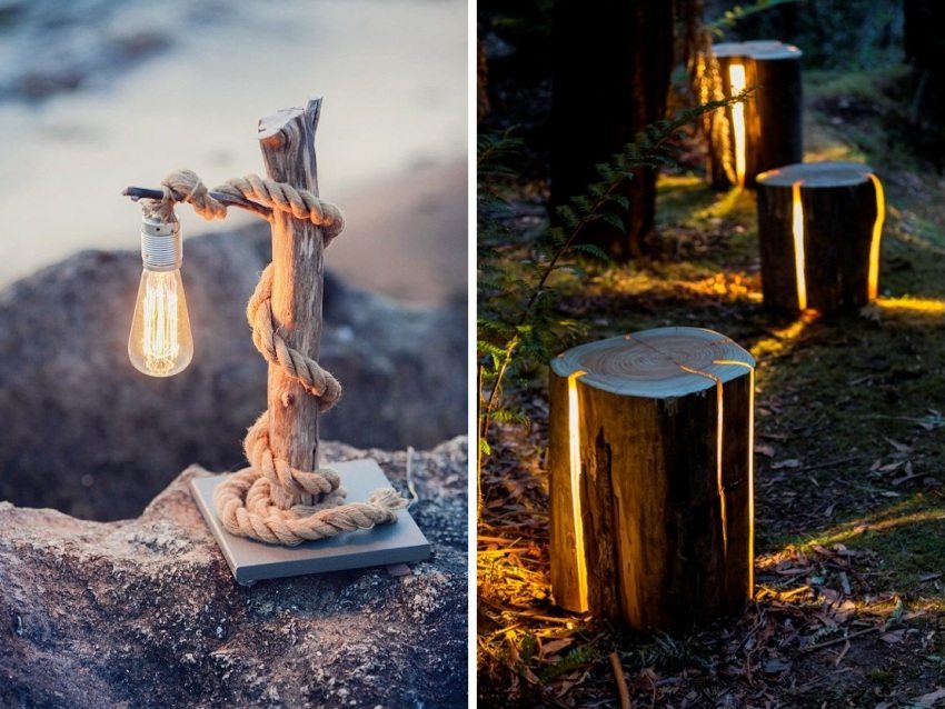 DIY decorative garden lights