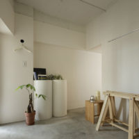 Bright hallway of a private house in the style of minimalism