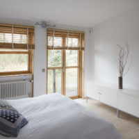 White bedroom country house