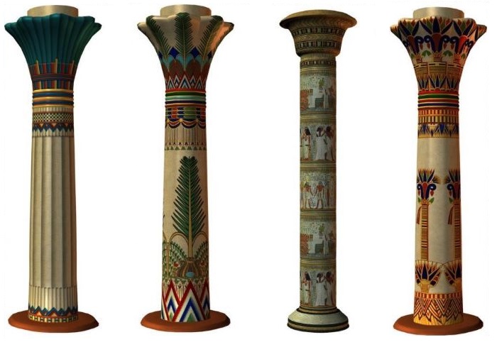 Egyptian Column Design Options