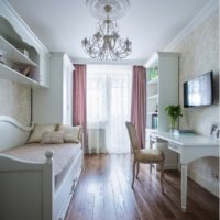 Wooden floor in a classic children's style