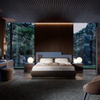 Contemporary bedroom lighting