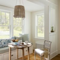 Breakfast table in the country lounge