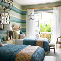 Marine style in the design of a children's bedroom