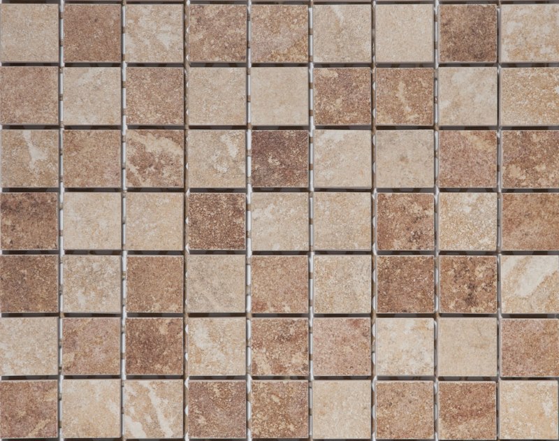 Small porcelain stoneware mosaic tiles