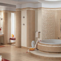 Ceramic mosaic bathroom wall decoration