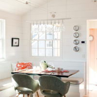 Bright dining area