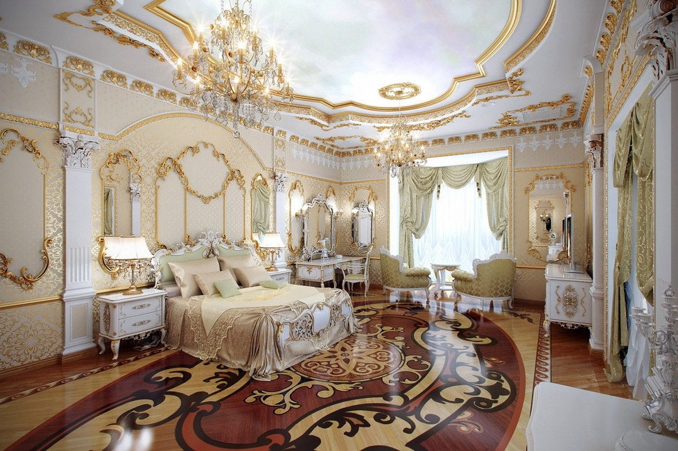 Baroque living room design