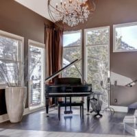 Piano in the lobby of a private house