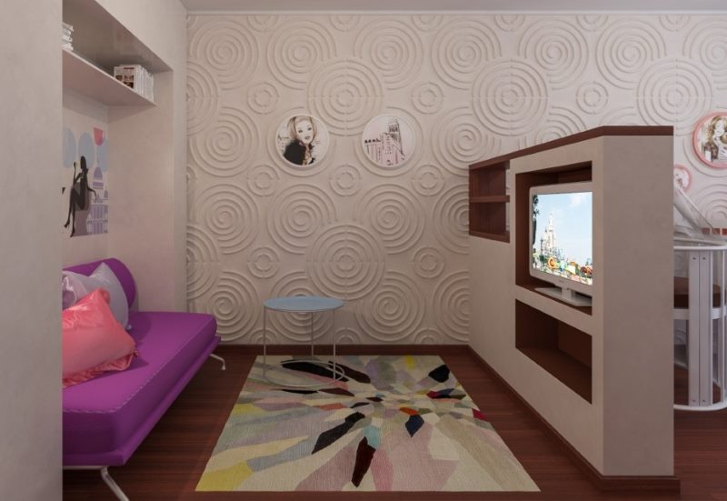 Interior of a children's corner in a common room