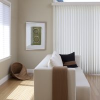 White window blinds