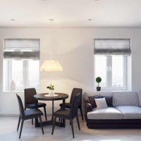 Dining area in black