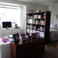 Bookcase as a space divider