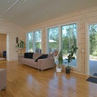 Living room with access to the outdoor terrace