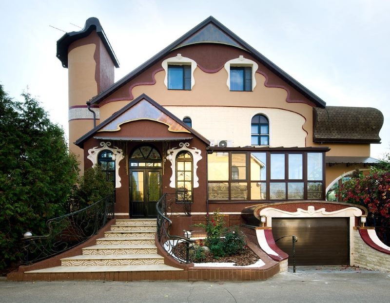 The appearance of the Art Nouveau house