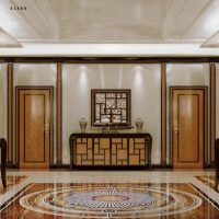 Symmetrical interior decoration