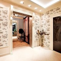 Grandfather clock in the hallway of a large house